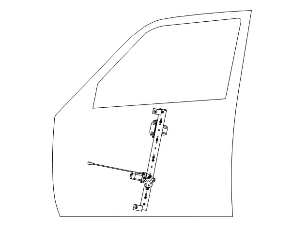 Стеклоподъемники ВАЗ-2123, «ШЕВРОЛЕ-НИВА» (передние двери)